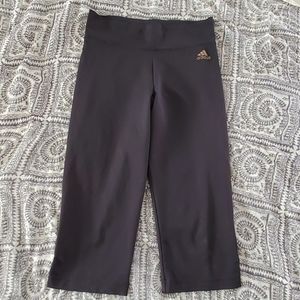 ADIDAS WOMENS CAPRI RUNNING LEGGINGS SIZE SMALL